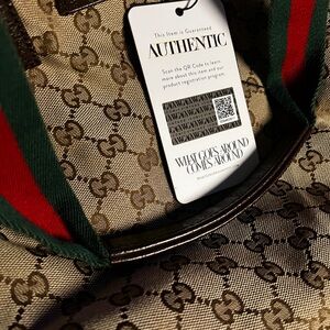 Gucci Beige and Brown Tote Bag